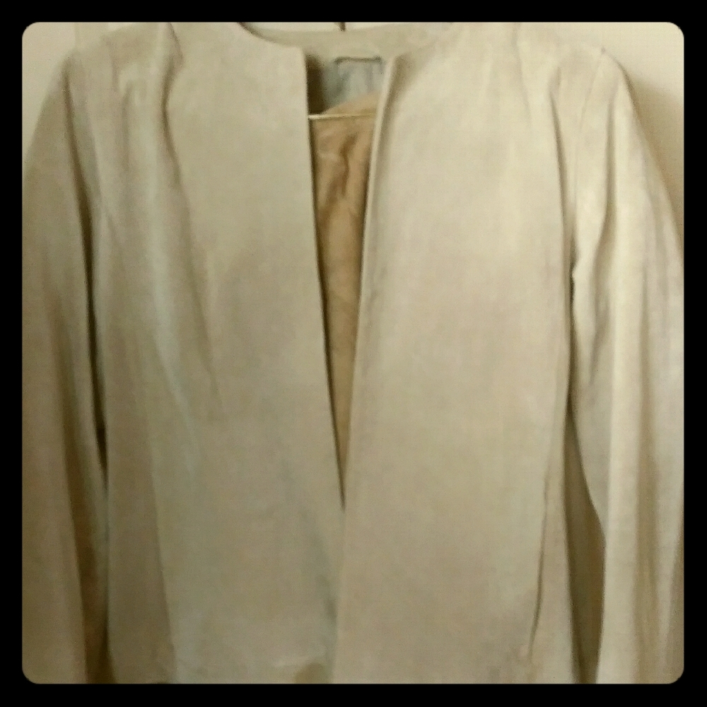 Suede skirt suede jacket seperates